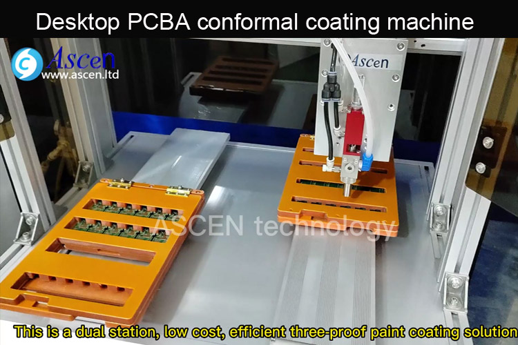 Desktop PCBA three-proof conformal coating machine