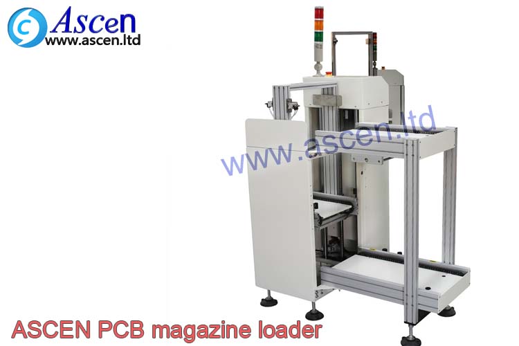 SMT automatic PCB magazine loader for electronic assembling line