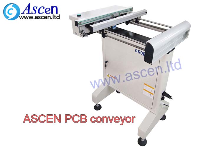 PCB online conveyor linking automatic PCB magazine loader for PCB handling