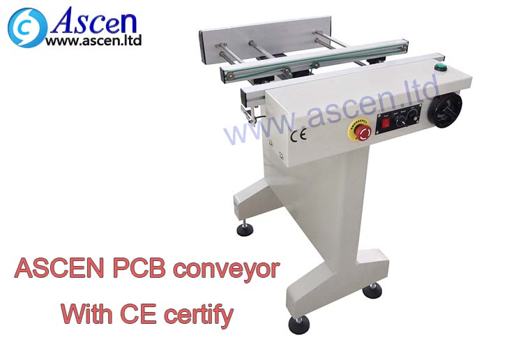 SMT assembly line with SMT online conveyor and PCB conveyor handler