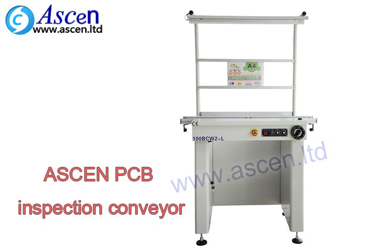 PCB Smart Inspection Conveyor inspecting printed circuit boards