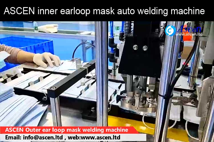 <b>Automatic mask welding machine for inner earloop mask</b>