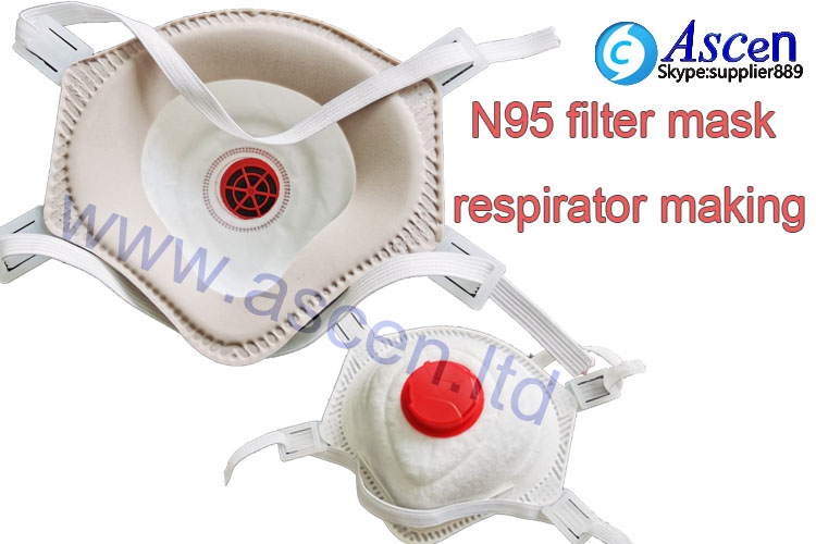 N95 respirator filter cup mask making production machine