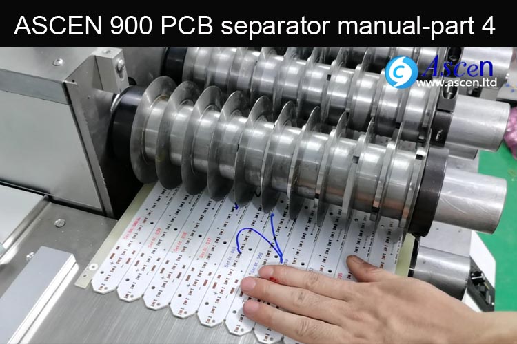 <b>Quickly change PCB separator depaneling machine blade/V grooving width</b>