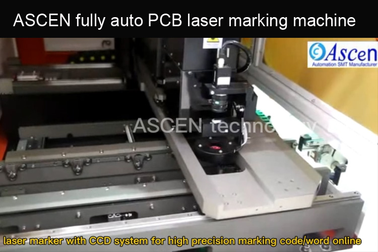 ASCEN auto laser marking machine/PCB laser marker equipment