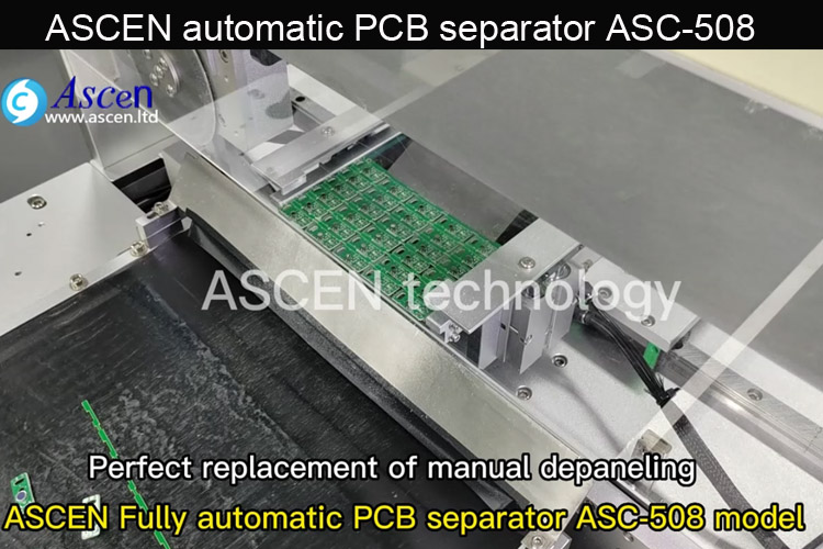 automatic depanelization machine of V-scored/PCB depaneling equipment