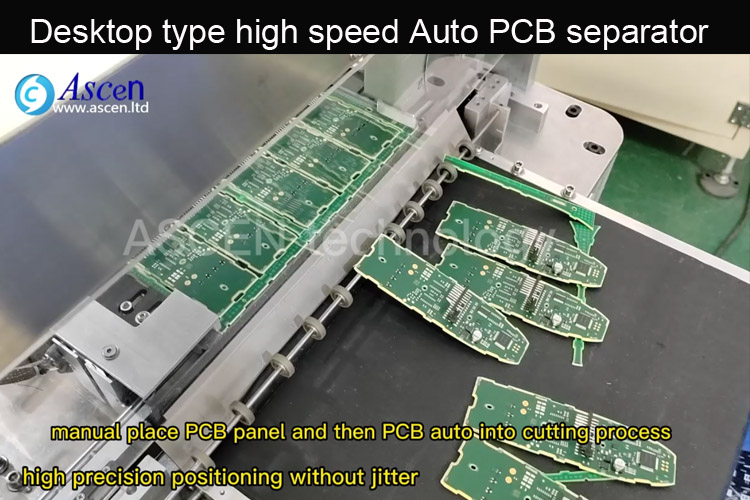 Desktop automated PCB depaneling machine|high precision PCB depaneler system
