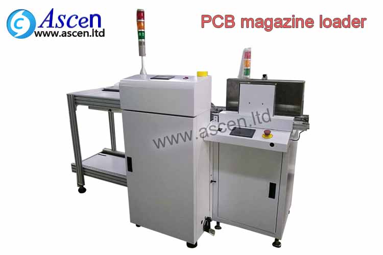 SMT magazine loader is used at the starting of the SMT production line for loading of PCBA to the li