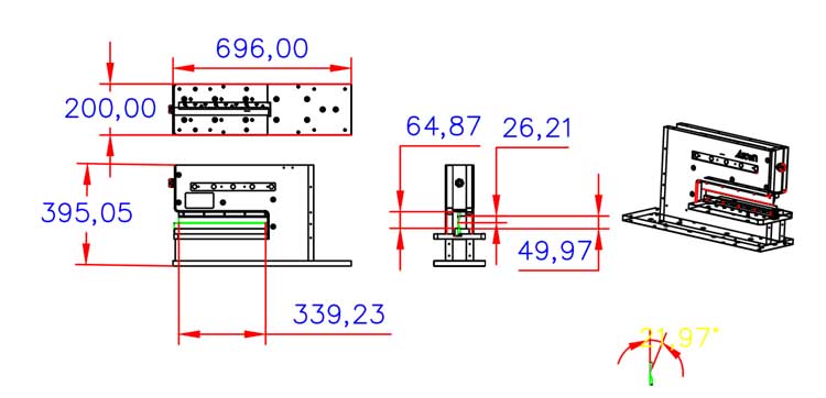 PCB panel separation machine