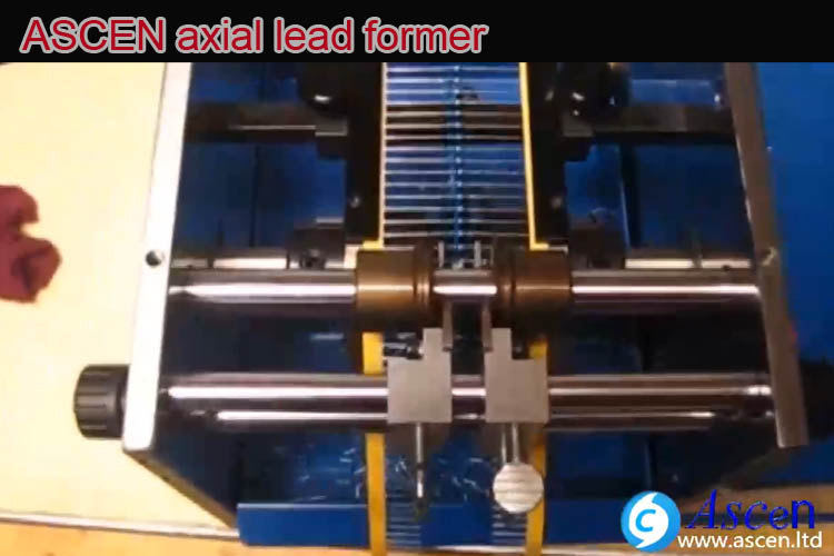 cut axial lead forming machine axial lead trimmer 