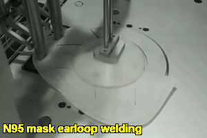 N95 mask earloop welding machine