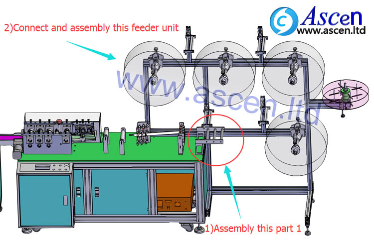 install mask forming machine  