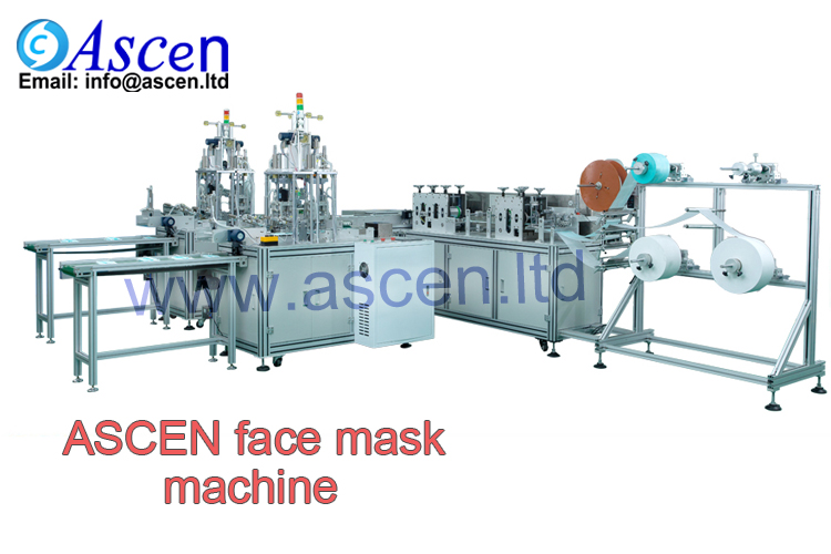 Fully automatic medical face mask machine