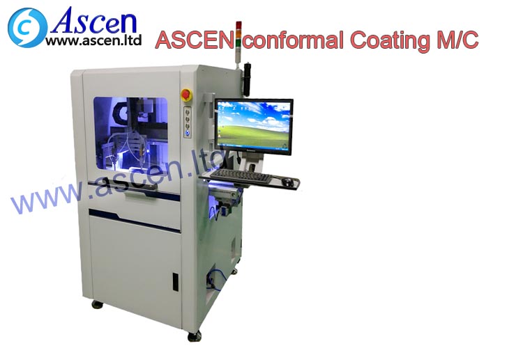 Multi-axis conformal coating machine
